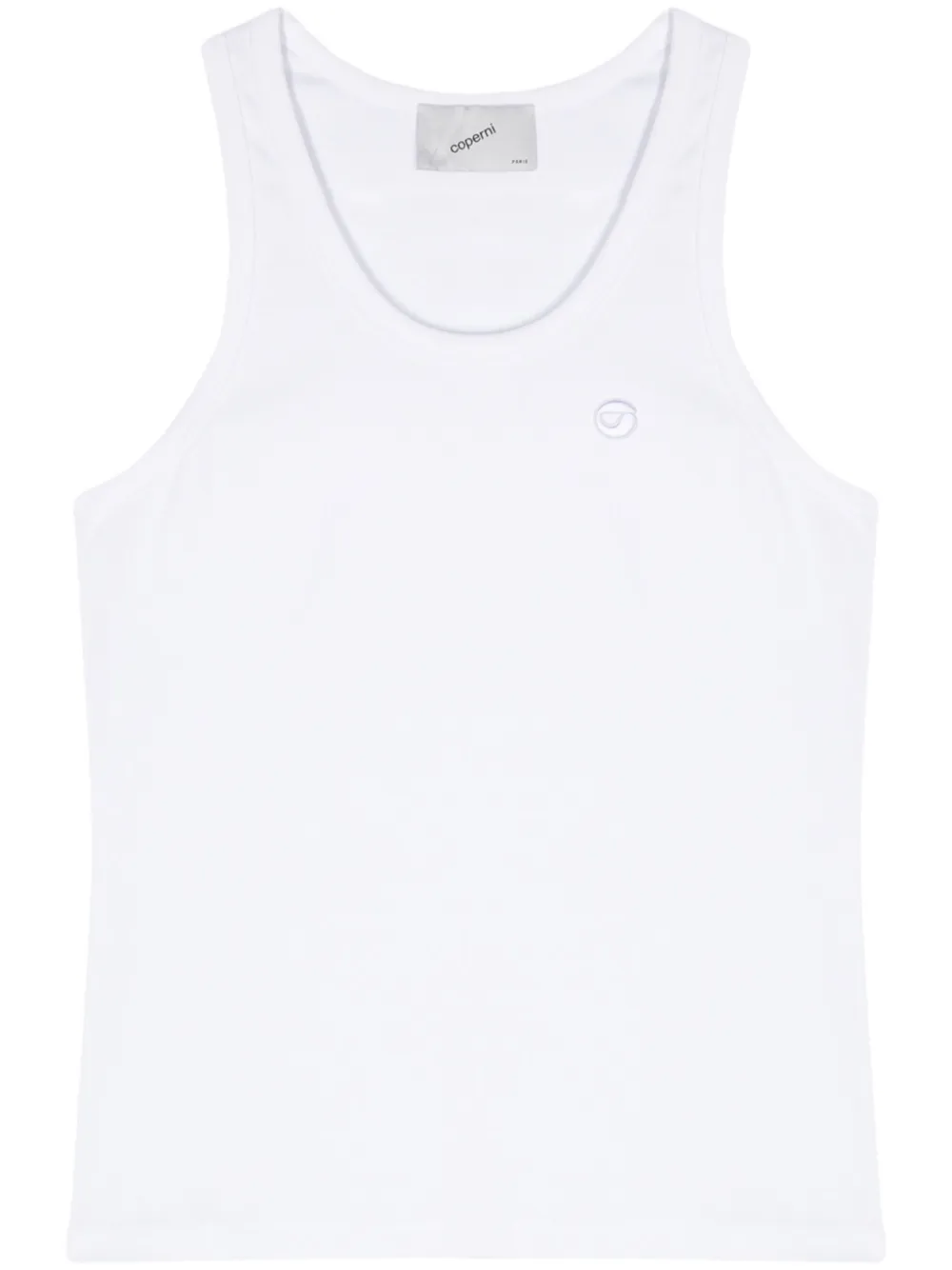 Топ с вышитым логотипом COPERNI, белый
Топ с вышитым логотипом COPERNI, белый