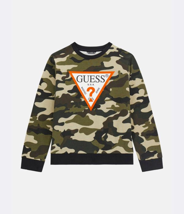 Толстовка детская Guess с камуфляжным принтом, зеленый
Толстовка детская Guess с камуфляжным принтом, зеленый