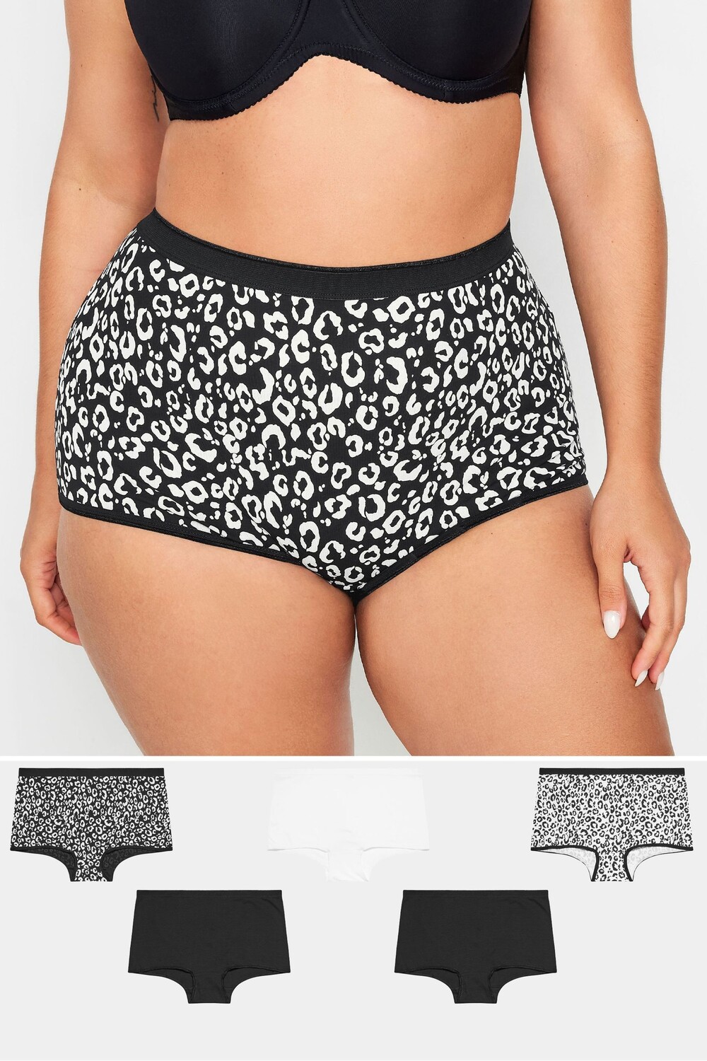 5 шт шорт с изображением животных Yours Curve, черный
5 шт шорт с изображением животных Yours Curve, черный