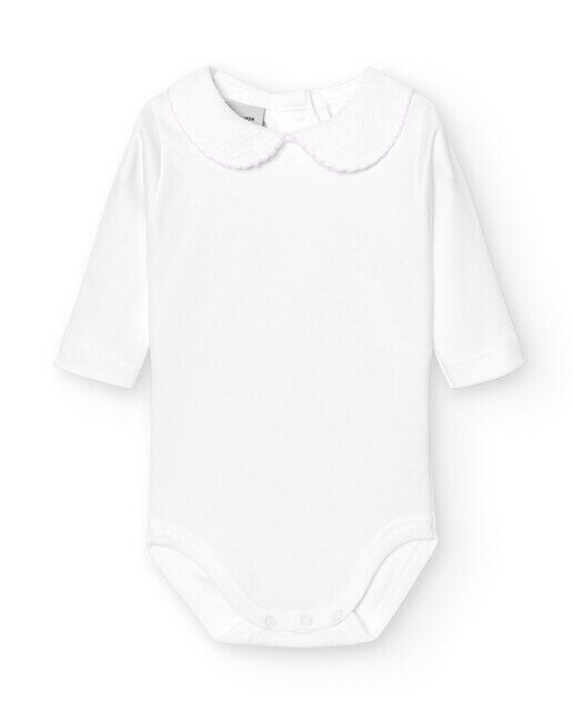 Набор из 2 детских боди с воротником-поло из пике Babidú, розовый 
Набор из 2 детских боди с воротником-поло из пике Babidú, розовый