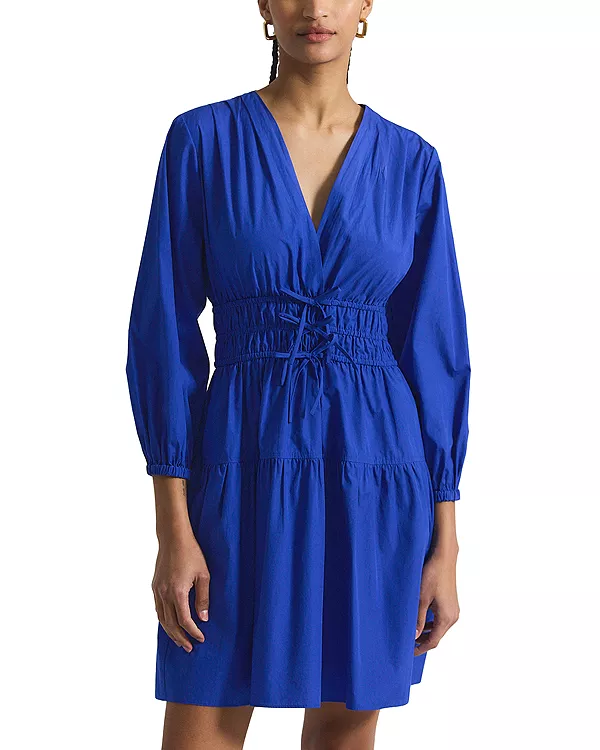 Платье Эмма с V-образным вырезом Derek Lam 10 Crosby, синий
Платье Эмма с V-образным вырезом Derek Lam 10 Crosby, синий