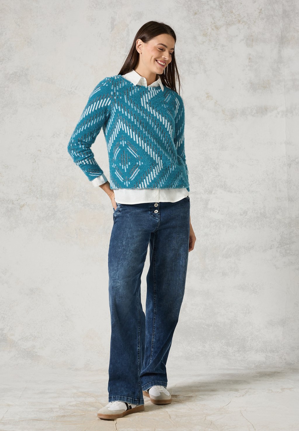 Джемпер Cecil, синий 
Джемпер Cecil, синий