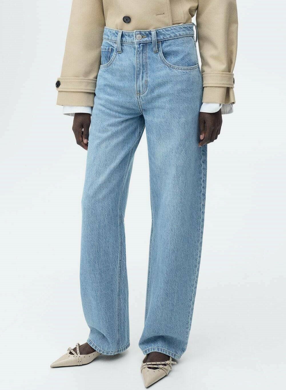 Джинсы прямого кроя BET Mango, синий 
Джинсы прямого кроя BET Mango, синий