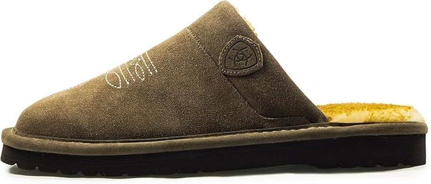 Мужские тапочки ARIAT 2842 Silversmith, и домашние, вестерн, замшевые, с поролоновой стелькой и квадратным носком, Stone
Мужские тапочки ARIAT 2842 Silversmith, и домашние, вестерн, замшевые, с поролоновой стелькой и квадратным носком, Stone