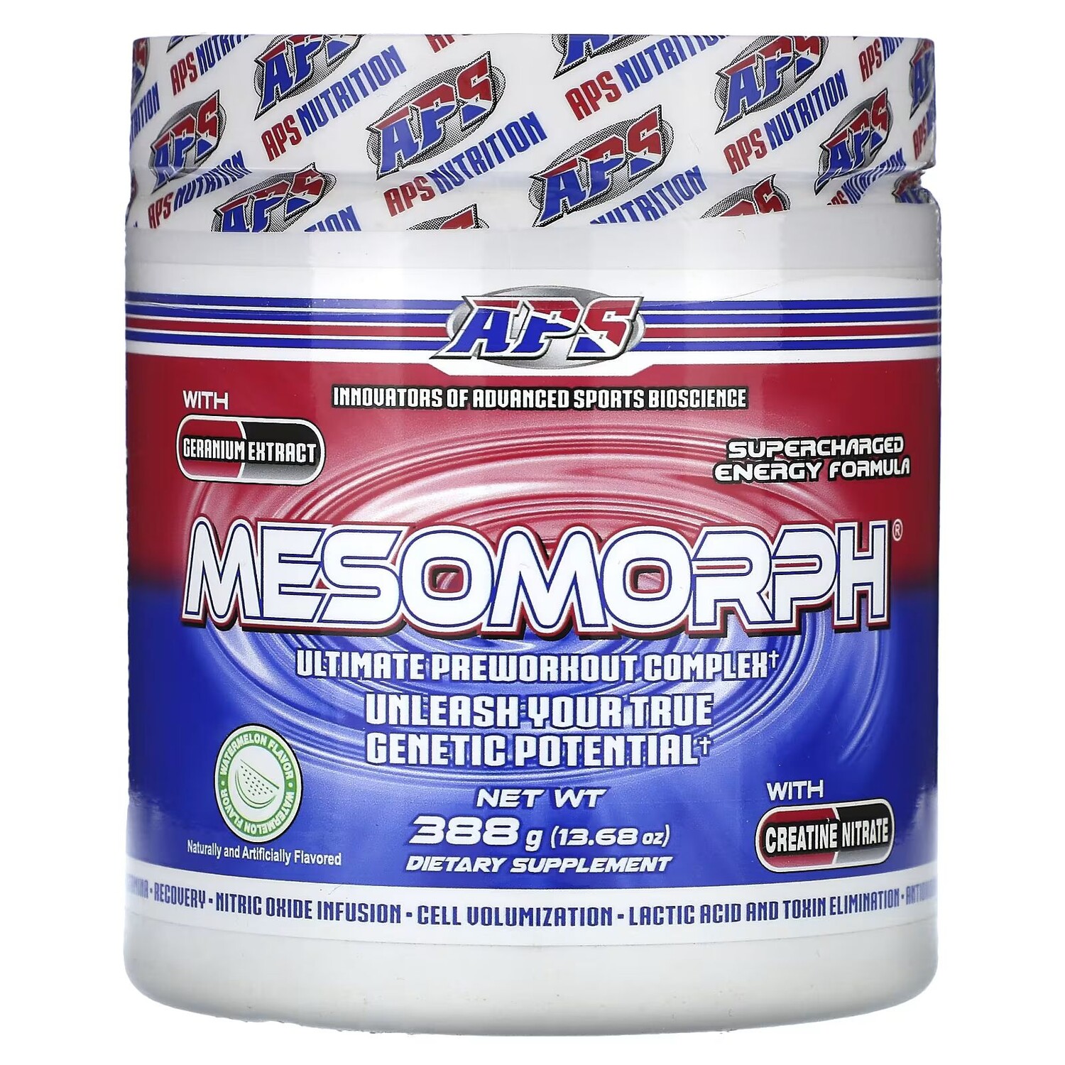 Mesomorph, Арбуз, 13,68 унций (388 г) Aps
Mesomorph, Арбуз, 13,68 унций (388 г) Aps
