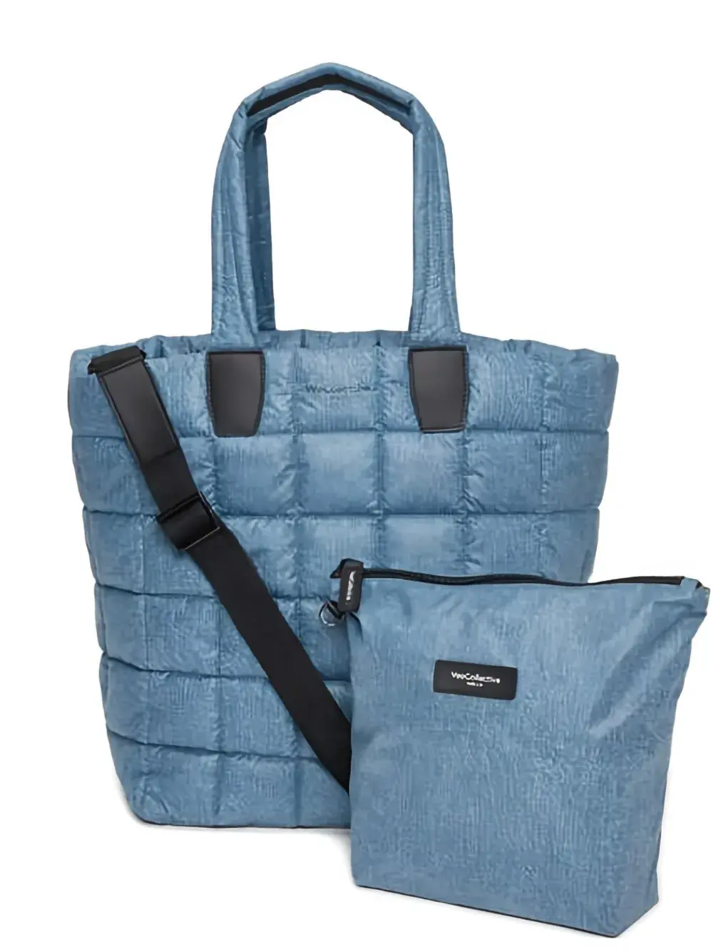 Стеганая джинсовая сумка-тоут VeeCollective, синий
Стеганая джинсовая сумка-тоут VeeCollective, синий