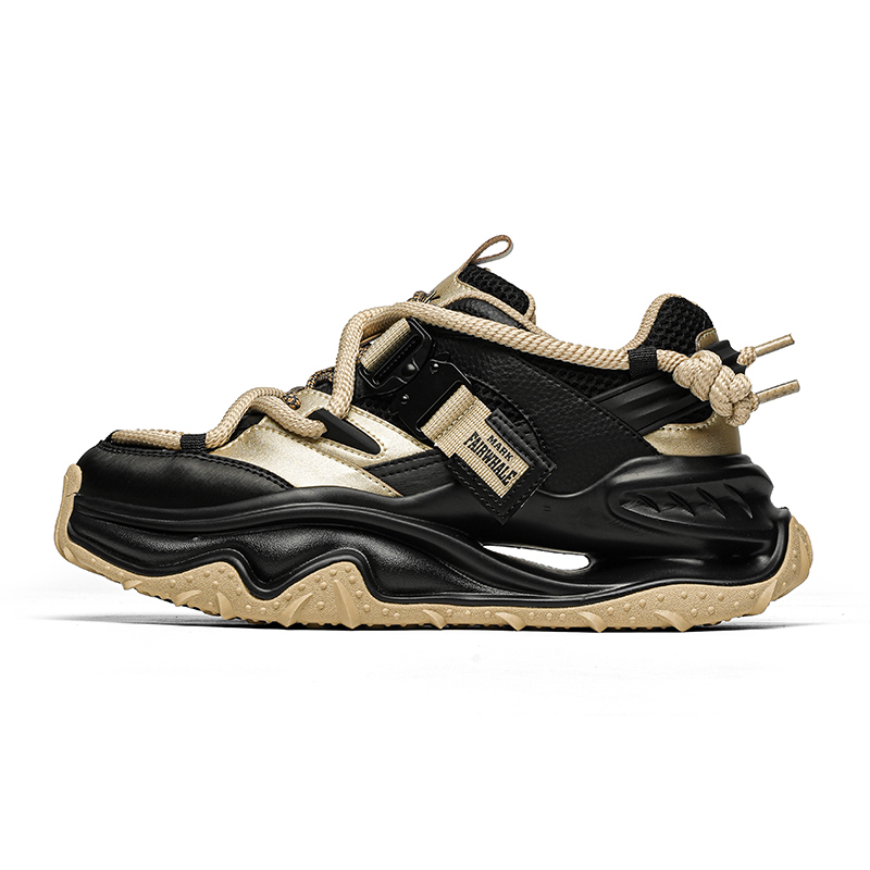 FAIRWHALE Антискользящие и износостойкие массивные низкие кроссовки для мужчин с эффектом увеличения роста черно-золотые, цвет Black Gold
FAIRWHALE Антискользящие и износостойкие массивные низкие кроссовки для мужчин с эффектом увеличения роста черно-золотые, цвет Black Gold