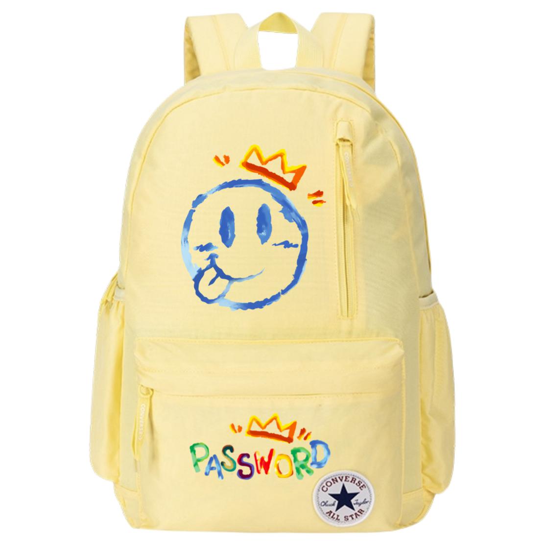 Converse Полиэстеровый рюкзак унисекс яично-желтый, Smiley Face Crown
Converse Полиэстеровый рюкзак унисекс яично-желтый, Smiley Face Crown