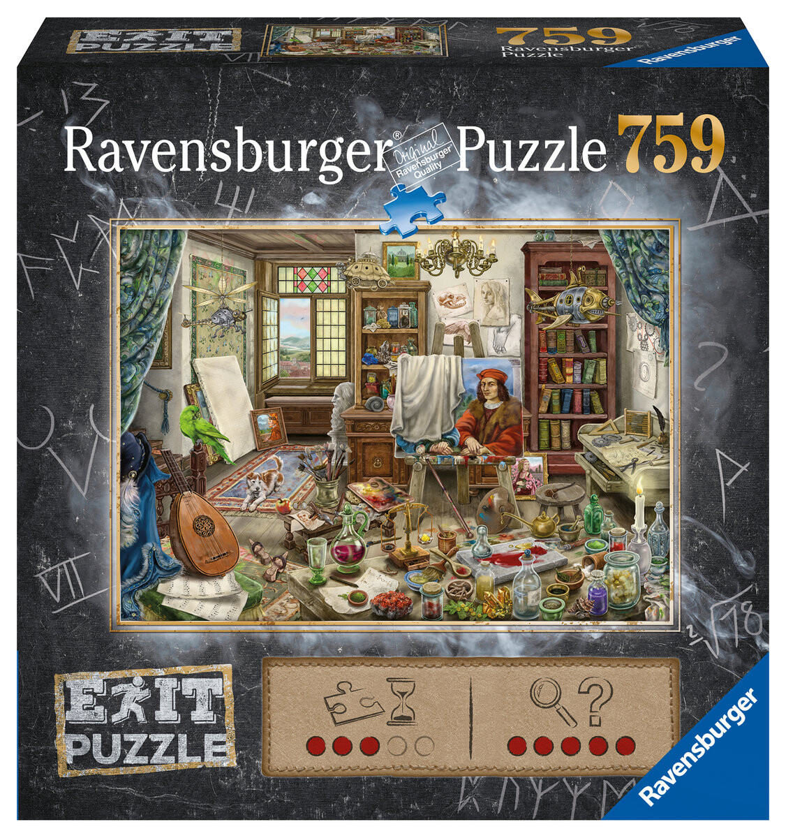 Равенсбургер, пазл, Выход, Мастерская художника, 759 шт. Ravensburger
Равенсбургер, пазл, Выход, Мастерская художника, 759 шт. Ravensburger