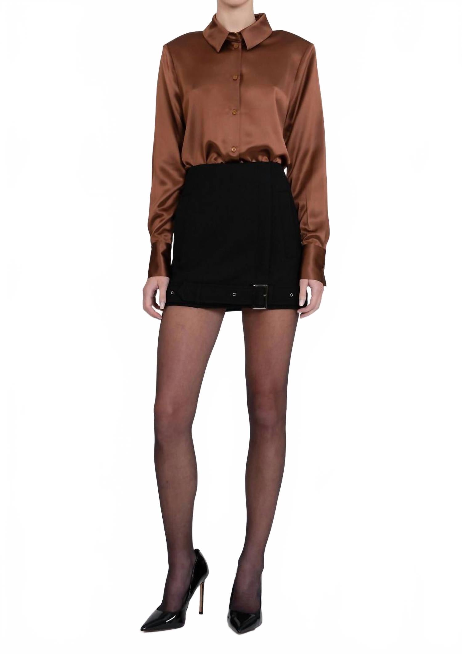 Тиган Блуза с длинными рукавами в коричневом цвете NONCHALANTLABEL
Тиган Блуза с длинными рукавами в коричневом цвете NONCHALANTLABEL