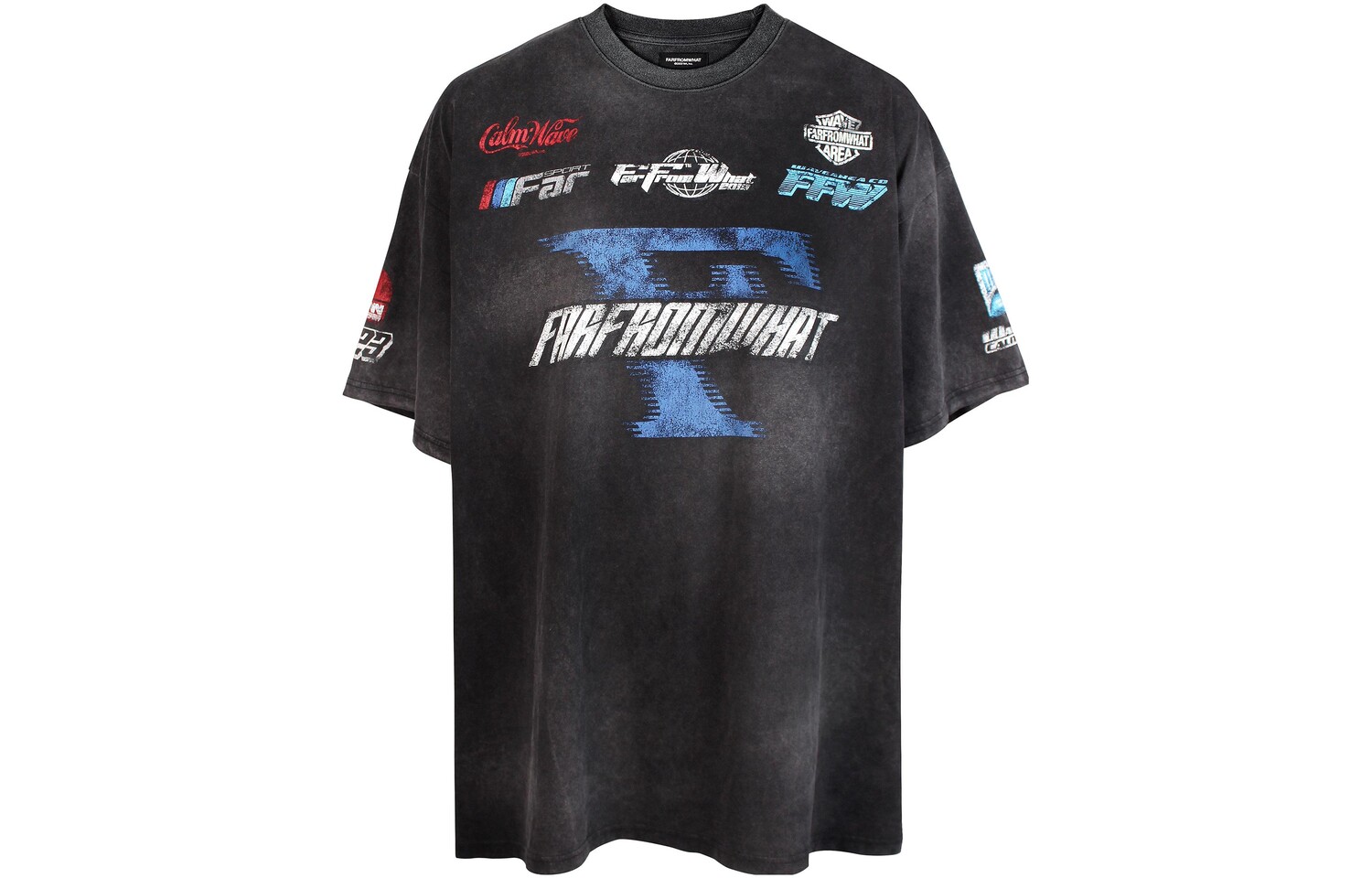 Футболка унисекс черная Farfromwhat, черный
Футболка унисекс черная Farfromwhat, черный