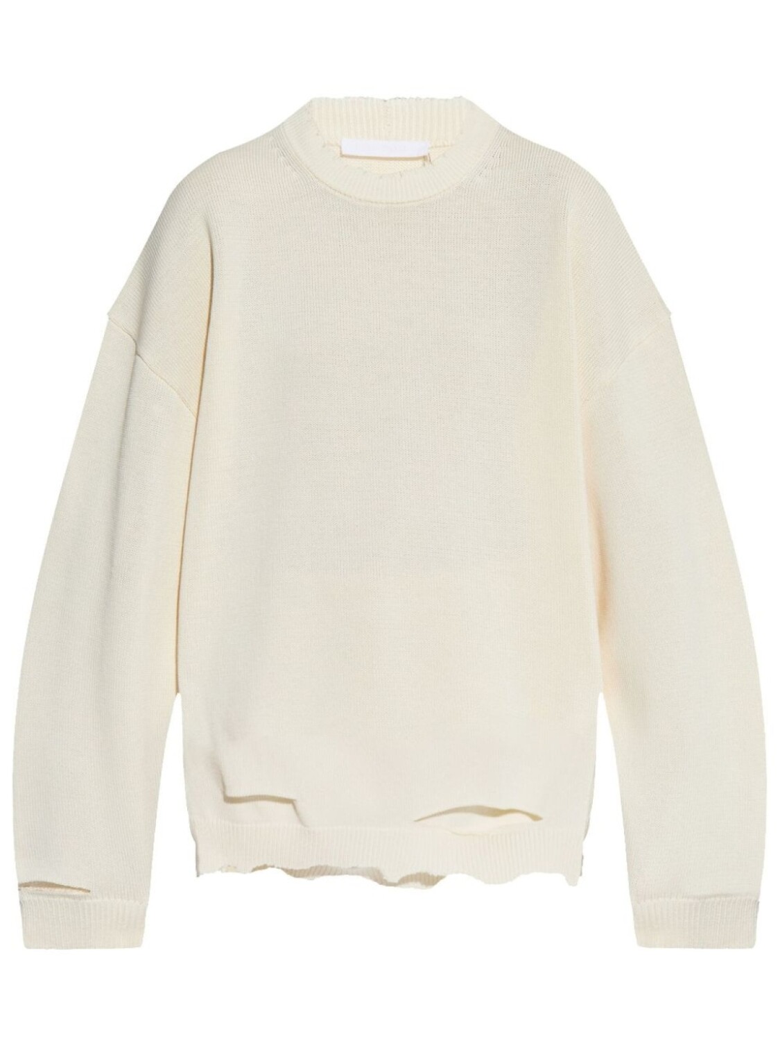 Helmut Lang потертый свитер, белый
Helmut Lang потертый свитер, белый