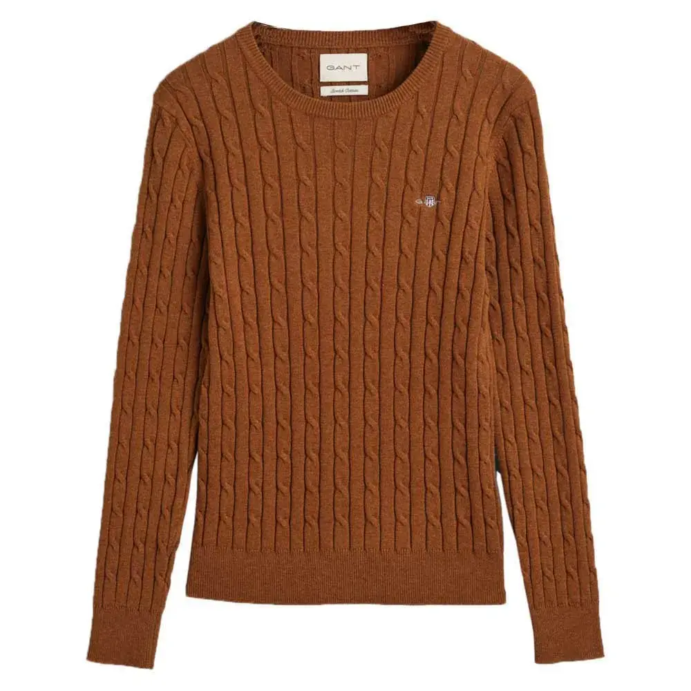 Свитер Gant Stretch Cable, коричневый
Свитер Gant Stretch Cable, коричневый