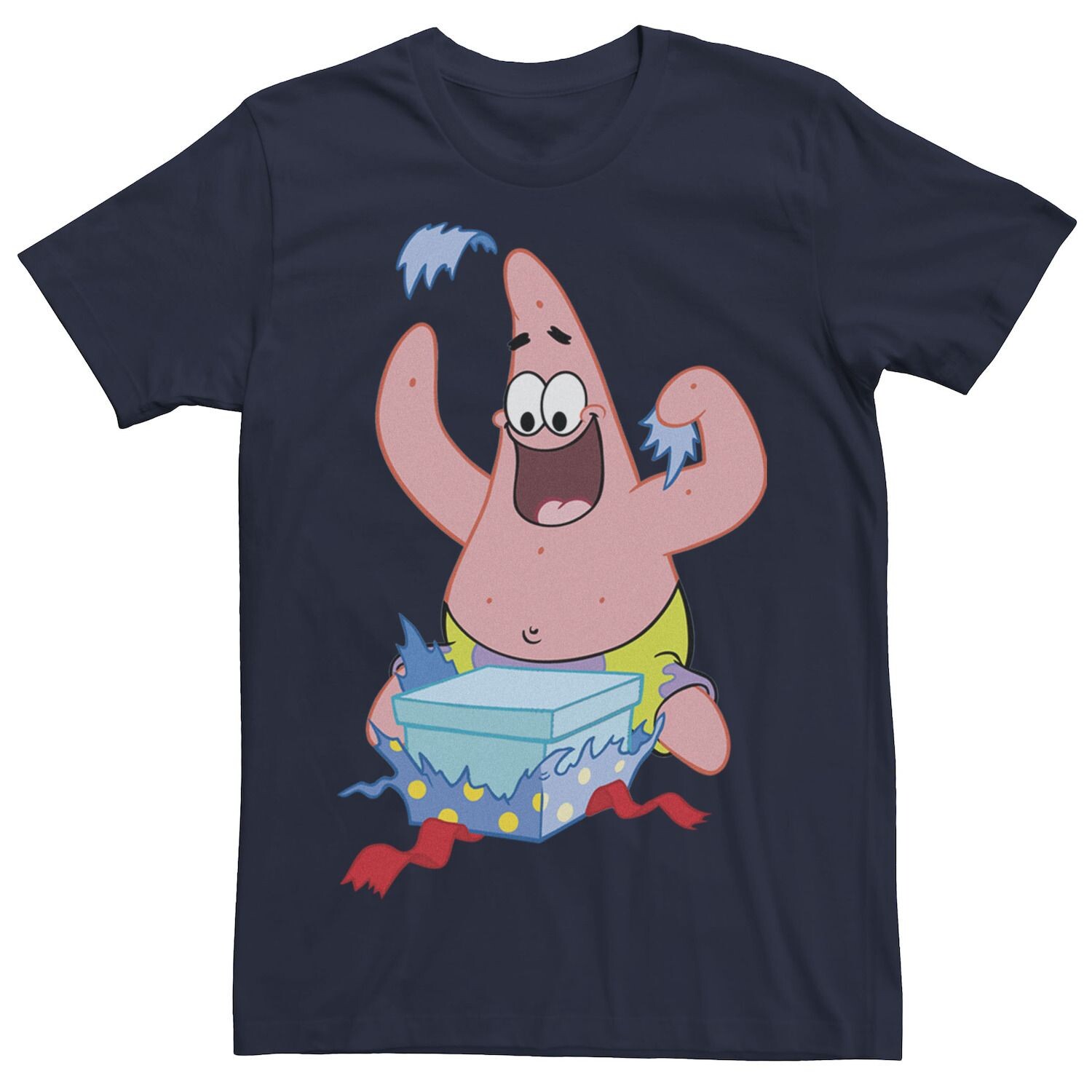 Мужская футболка Sponge Bob SquarePants с рисунком Патрика Стар Холидей Nickelodeon, синий
Мужская футболка Sponge Bob SquarePants с рисунком Патрика Стар Холидей Nickelodeon, синий