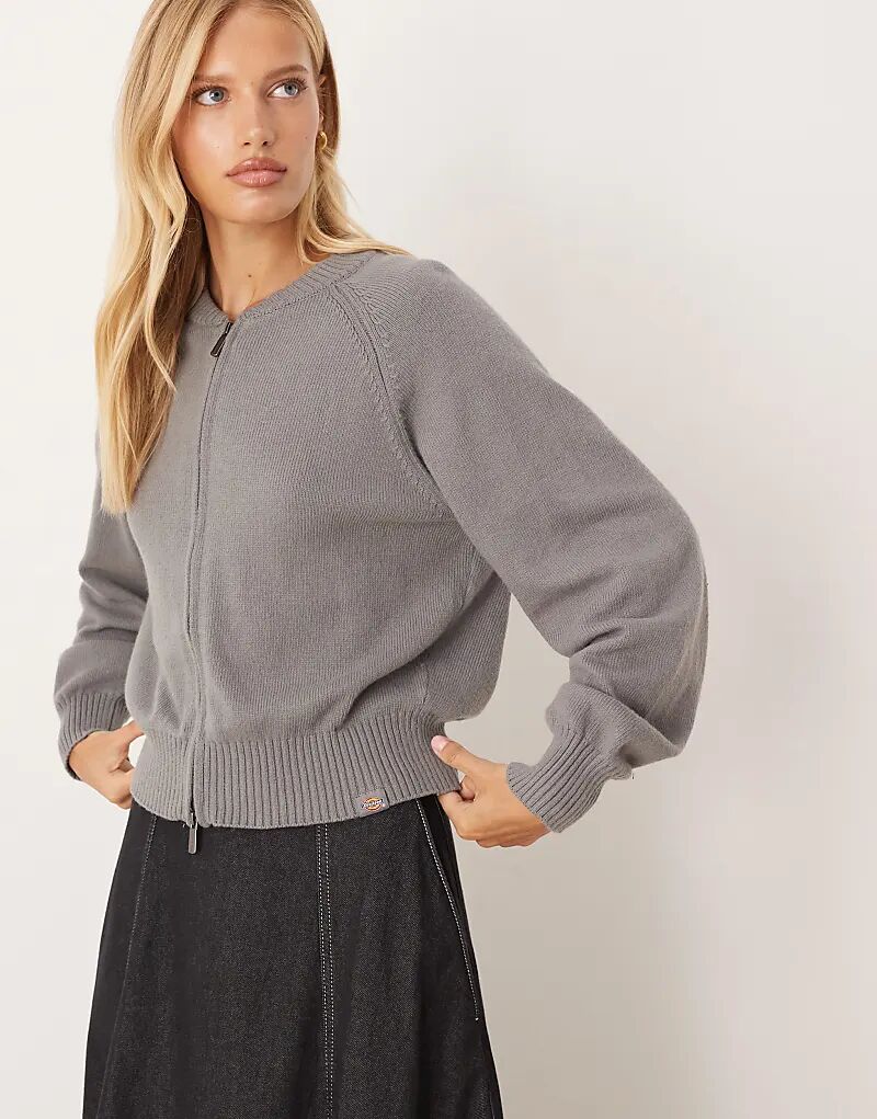 Вязаная куртка Dickies Milano на молнии темно-серого цвета
Вязаная куртка Dickies Milano на молнии темно-серого цвета