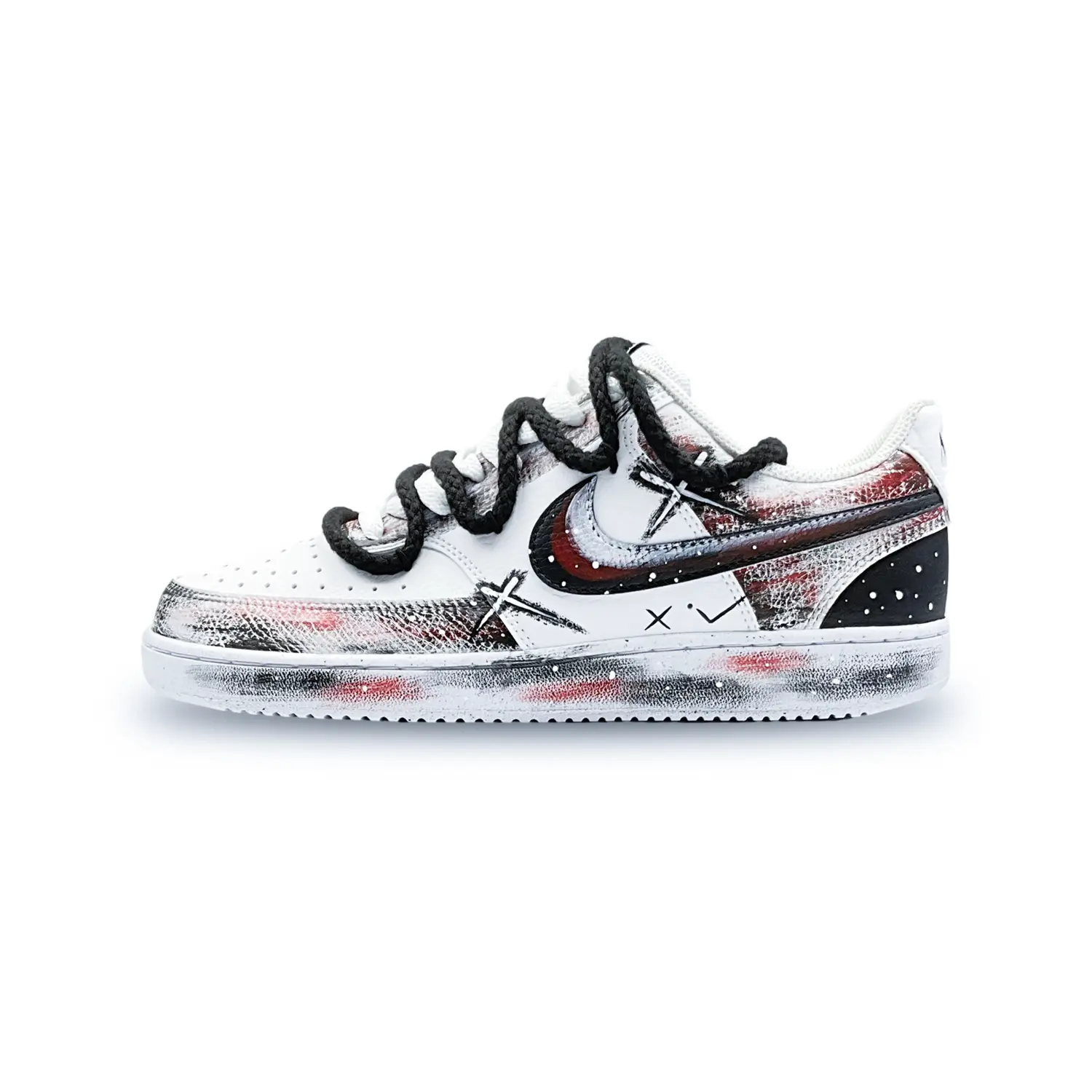 Кроссовки Nike Court Vision 1 Skateboarding Shoes Men Low-top Black/Red/White, черный/красный/белый/серебряный
Кроссовки Nike Court Vision 1 Skateboarding Shoes Men Low-top Black/Red/White, черный/красный/белый/серебряный