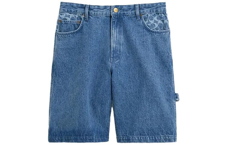 Мужские джинсовые шорты COACH, цвет Blue
Мужские джинсовые шорты COACH, цвет Blue