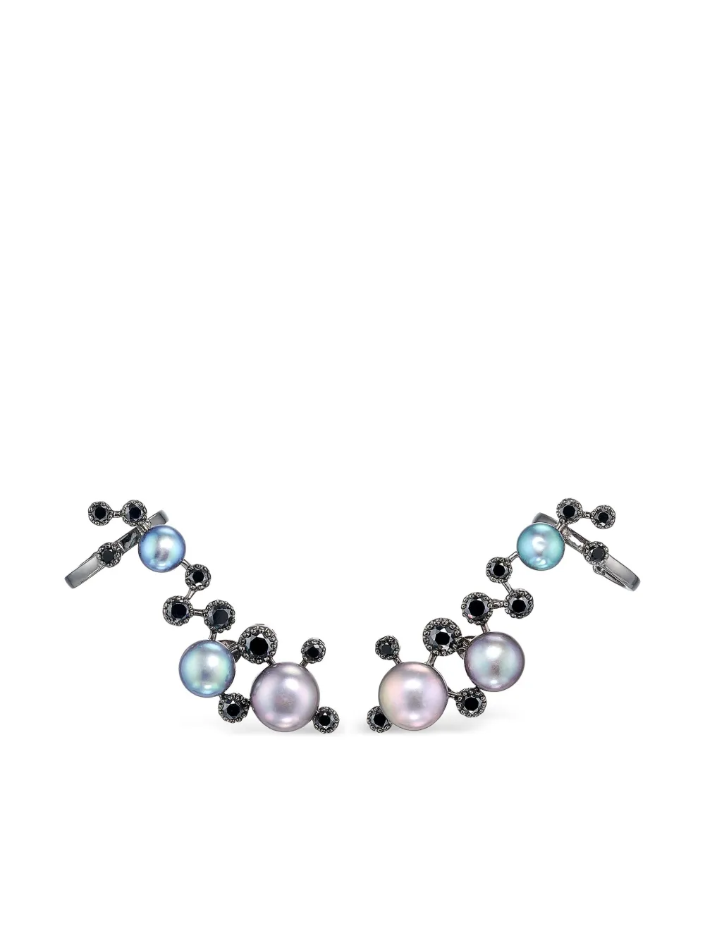 Серьги-каффы Constellation с жемчугом Anabela Chan, серый
Серьги-каффы Constellation с жемчугом Anabela Chan, серый