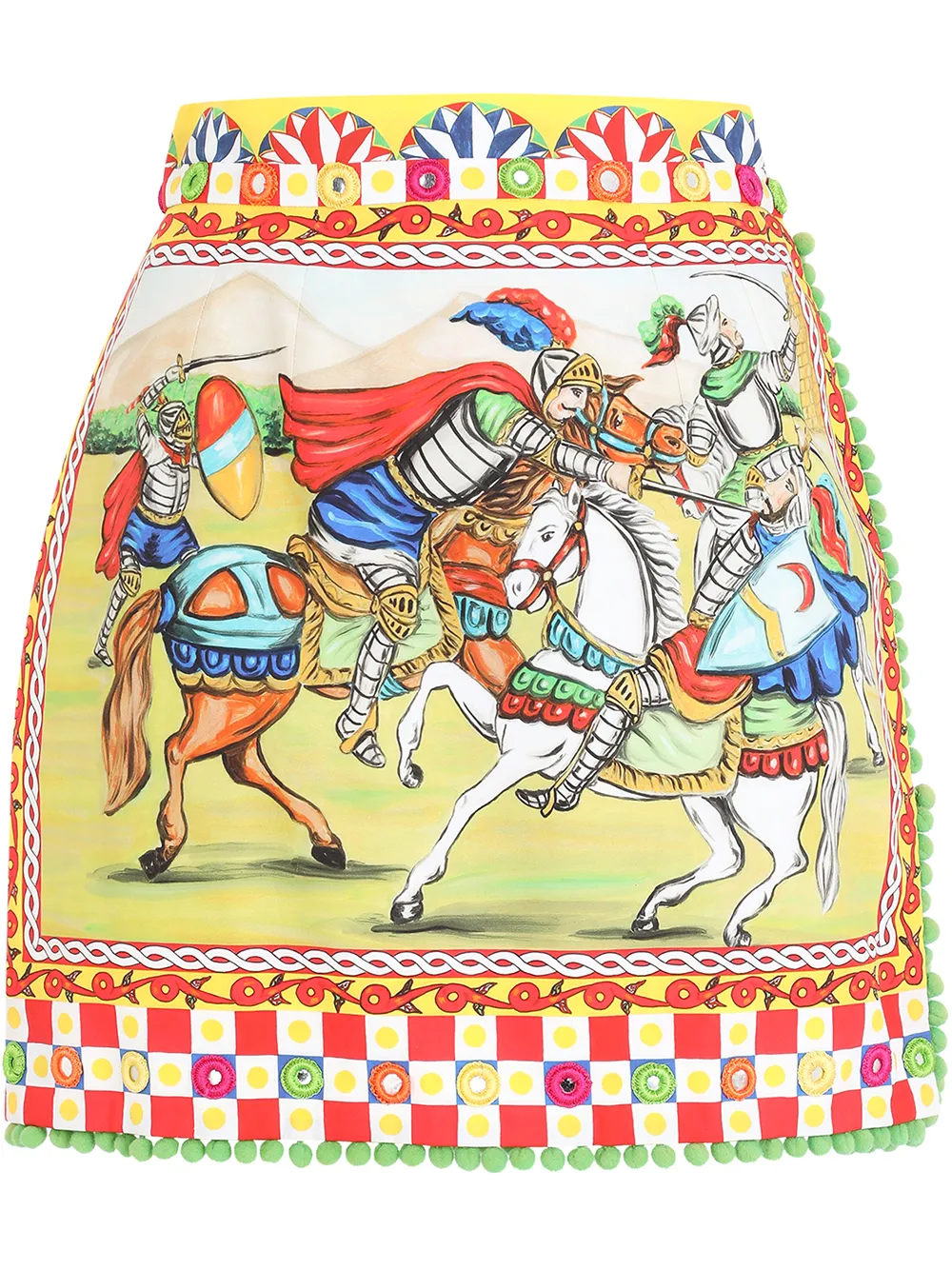 Поплиновая мини-юбка с принтом Carretto DOLCE & GABBANA, белый
Поплиновая мини-юбка с принтом Carretto DOLCE & GABBANA, белый