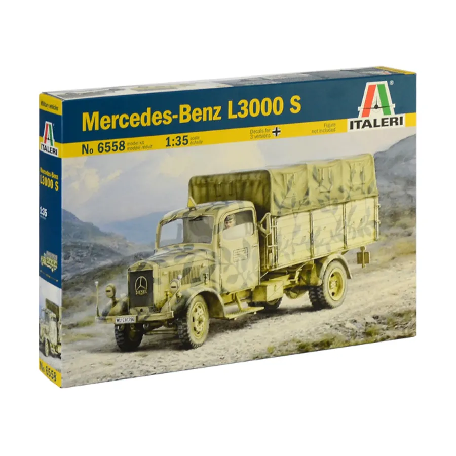 Мерседес-Бенц Л3000 С, Military Vehicles (1:35) (Italeri)
Мерседес-Бенц Л3000 С, Military Vehicles (1:35) (Italeri)