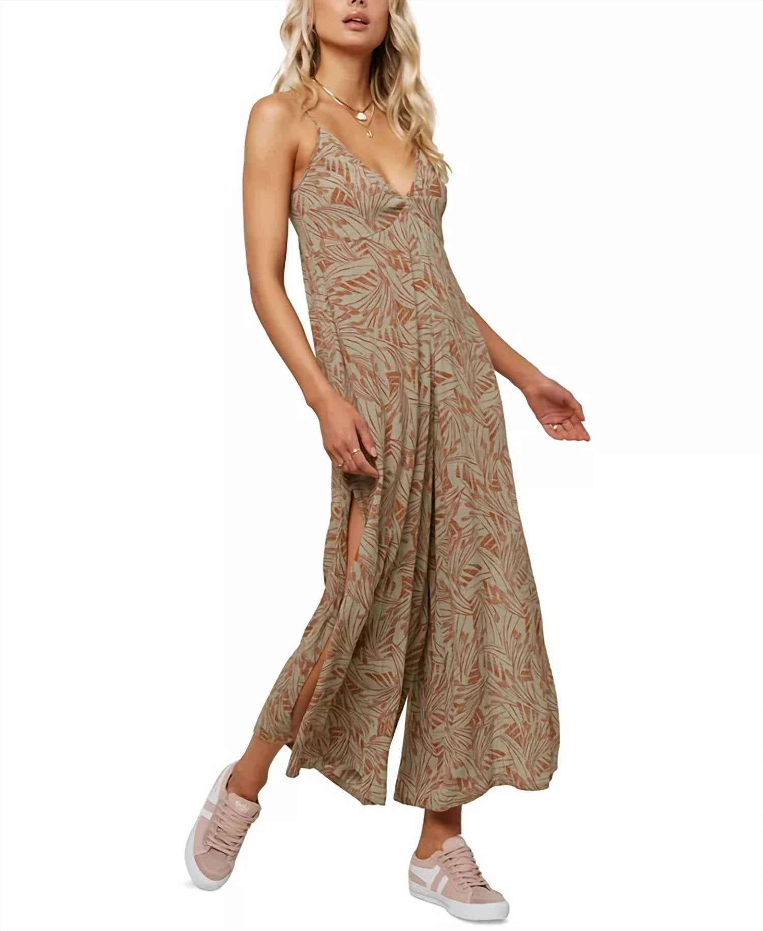 Джаке принтованный комбинезон с широкими штанинами в светло-зеленом цвете O'Neill
Джаке принтованный комбинезон с широкими штанинами в светло-зеленом цвете O'Neill