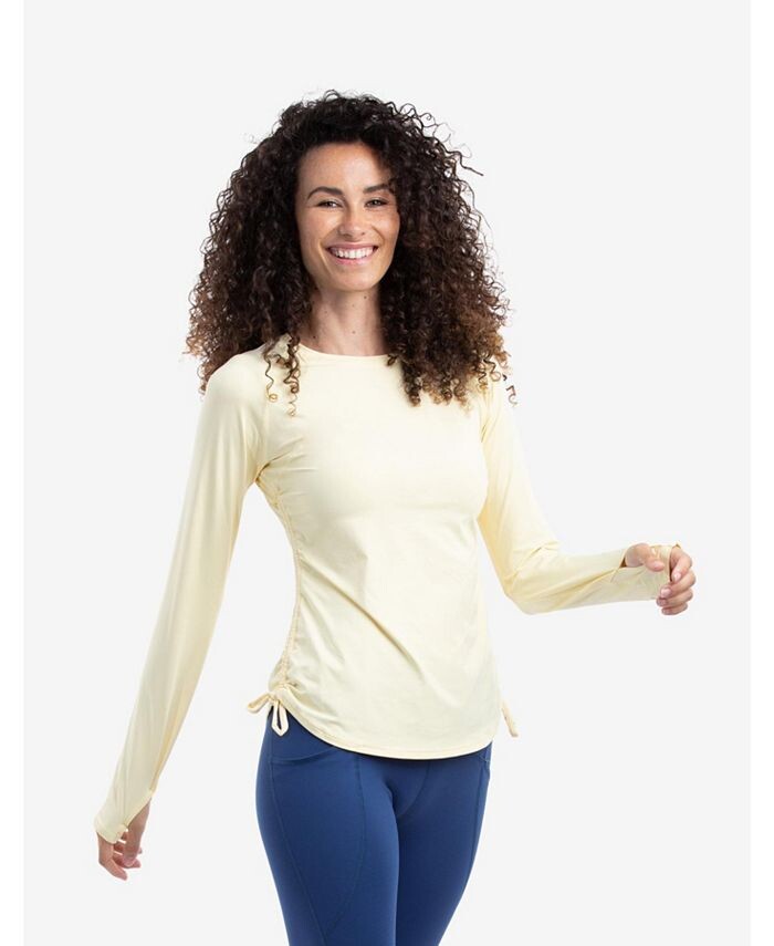 Топ с круглым вырезом UPF 50+ на шнурке BloqUV, желтый
Топ с круглым вырезом UPF 50+ на шнурке BloqUV, желтый