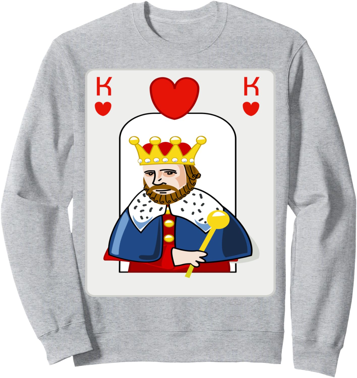 Толстовка «Король сердец» Fashion Tees, серый
Толстовка «Король сердец» Fashion Tees, серый