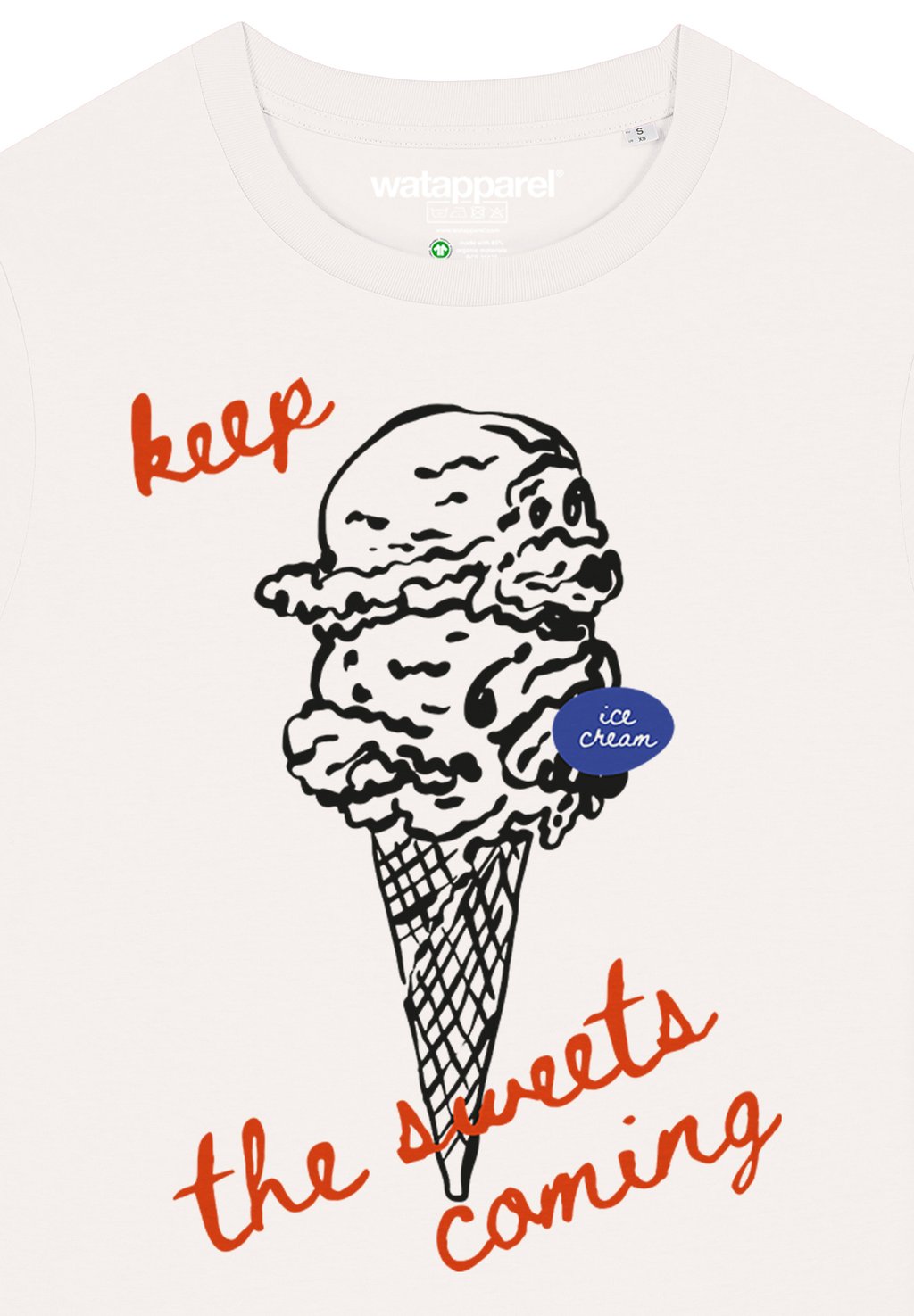 Футболка с принтом ICE CREAM watapparel, белый
Футболка с принтом ICE CREAM watapparel, белый