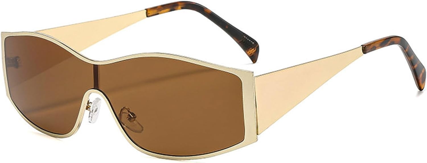 Солнцезащитные очки Willochra Fashion One Piece для женщин, модные, в стиле Y2K, с металлической оправой, в стиле панк, с градиентным переходом цвета, солнцезащитные очки UV400, C4
Солнцезащитные очки Willochra Fashion One Piece для женщин, модные, в стиле Y2K, с металлической оправой, в стиле панк, с градиентным переходом цвета, солнцезащитные очки UV400, C4