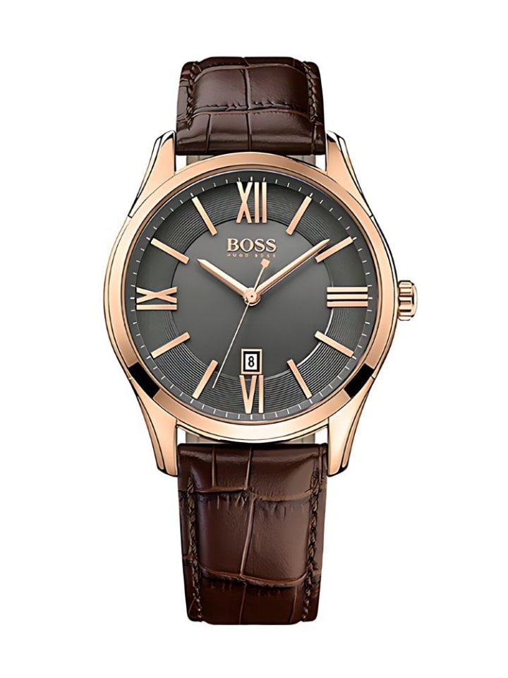 Наручные часы Ambassador Model HB1513041 с кожаным ремешком Hugo Boss
Наручные часы Ambassador Model HB1513041 с кожаным ремешком Hugo Boss