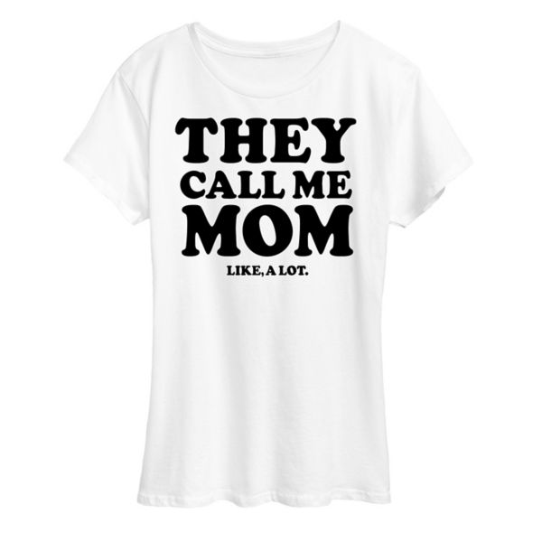 Женская футболка с надписью «Зови меня мамой» Unbranded, белый 
Женская футболка с надписью «Зови меня мамой» Unbranded, белый