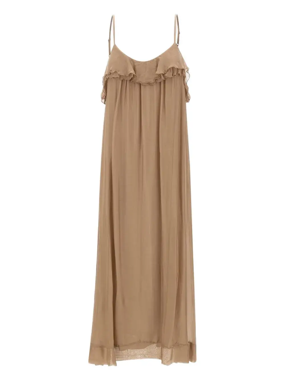 Платье миди с оборками kaos, коричневый
Платье миди с оборками kaos, коричневый