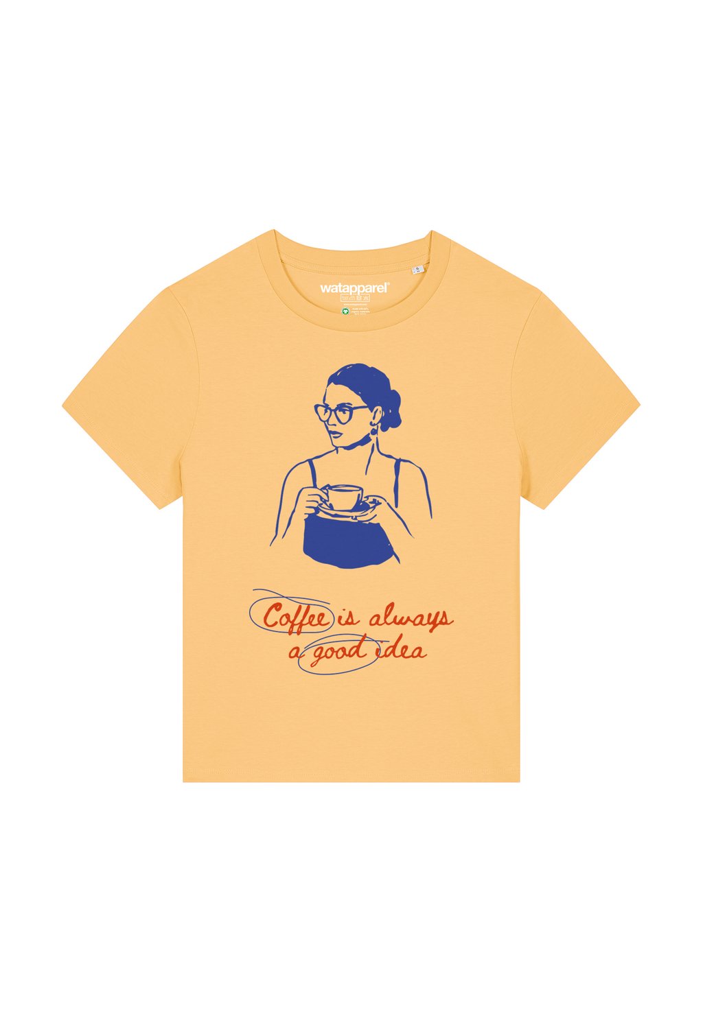 Футболка с принтом COFFEE IS A GOOD IDEA watapparel, желтый
Футболка с принтом COFFEE IS A GOOD IDEA watapparel, желтый