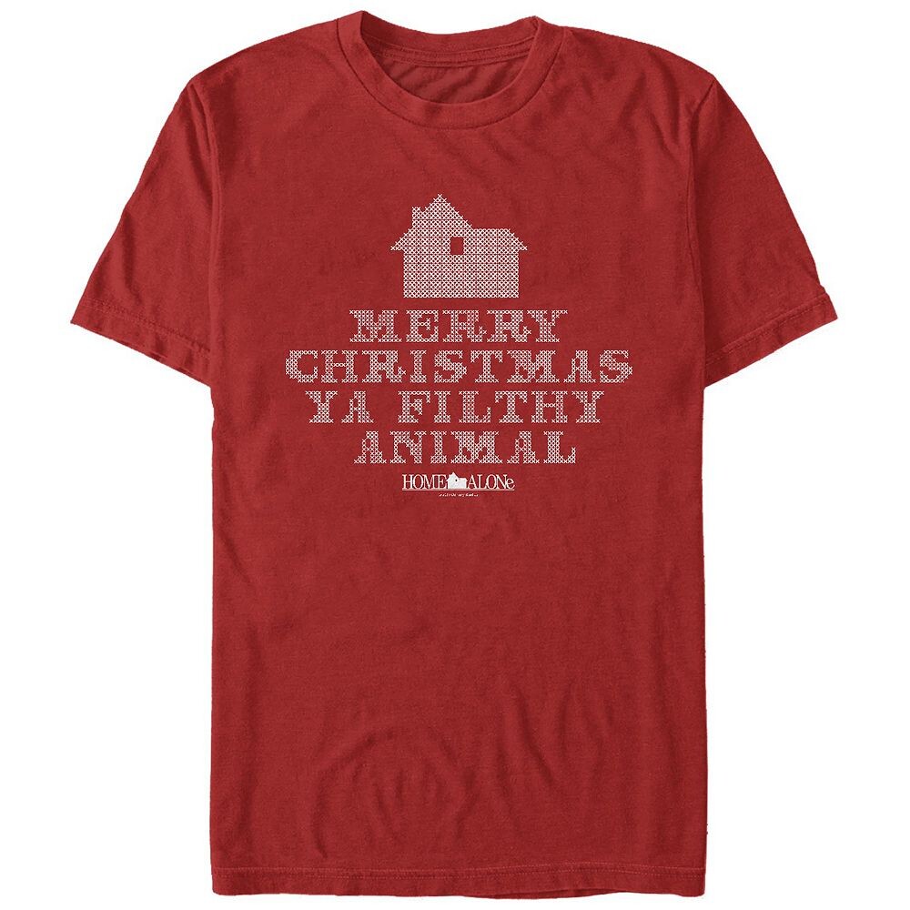 Футболка с рисунком Big & Tall Home Alone Merry Christmas Ya Filthy Animal, вышитая крестиком Licensed Character, красный
Футболка с рисунком Big & Tall Home Alone Merry Christmas Ya Filthy Animal, вышитая крестиком Licensed Character, красный