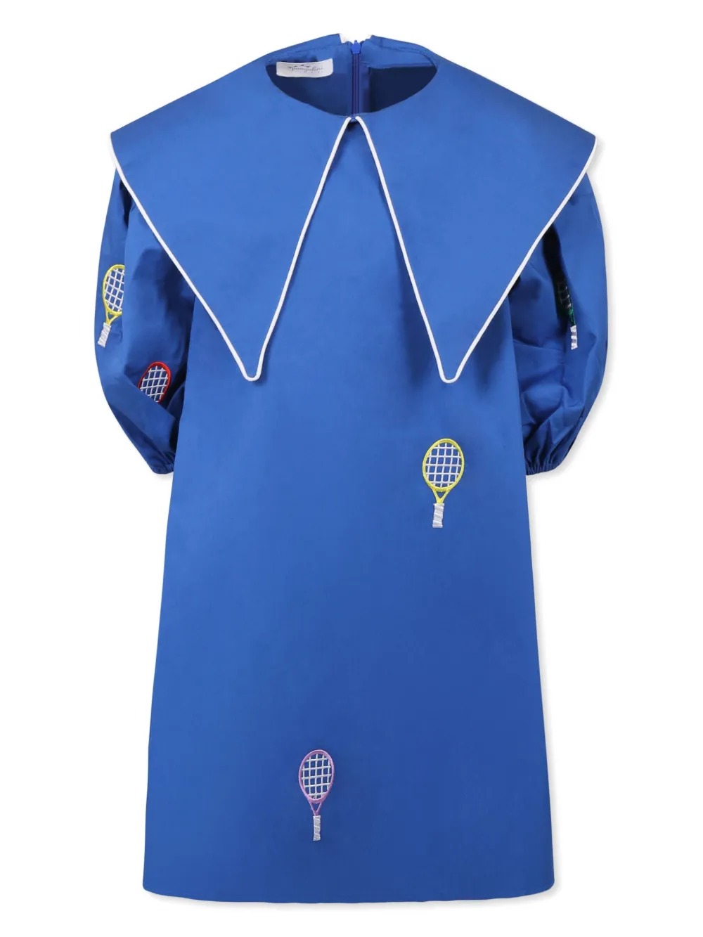 Платье с графичным принтом Pangolini Kids, синий 
Платье с графичным принтом Pangolini Kids, синий