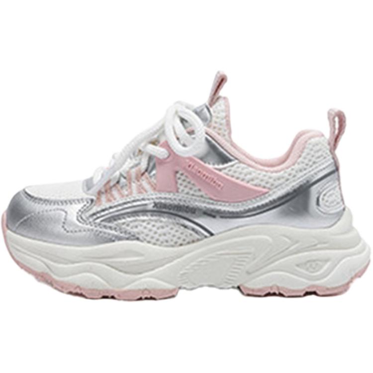 Износостойкие дышащие низкие детские кроссовки для бега Xiaomi step, бежевый/розовый 
Износостойкие дышащие низкие детские кроссовки для бега Xiaomi step, бежевый/розовый