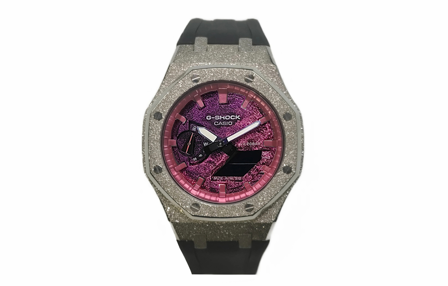 CASIO Часы Men Liquid Crystal/Analog Dual Display Series 44mm Black Watch, Painted Purple Dial
CASIO Часы Men Liquid Crystal/Analog Dual Display Series 44mm Black Watch, Painted Purple Dial