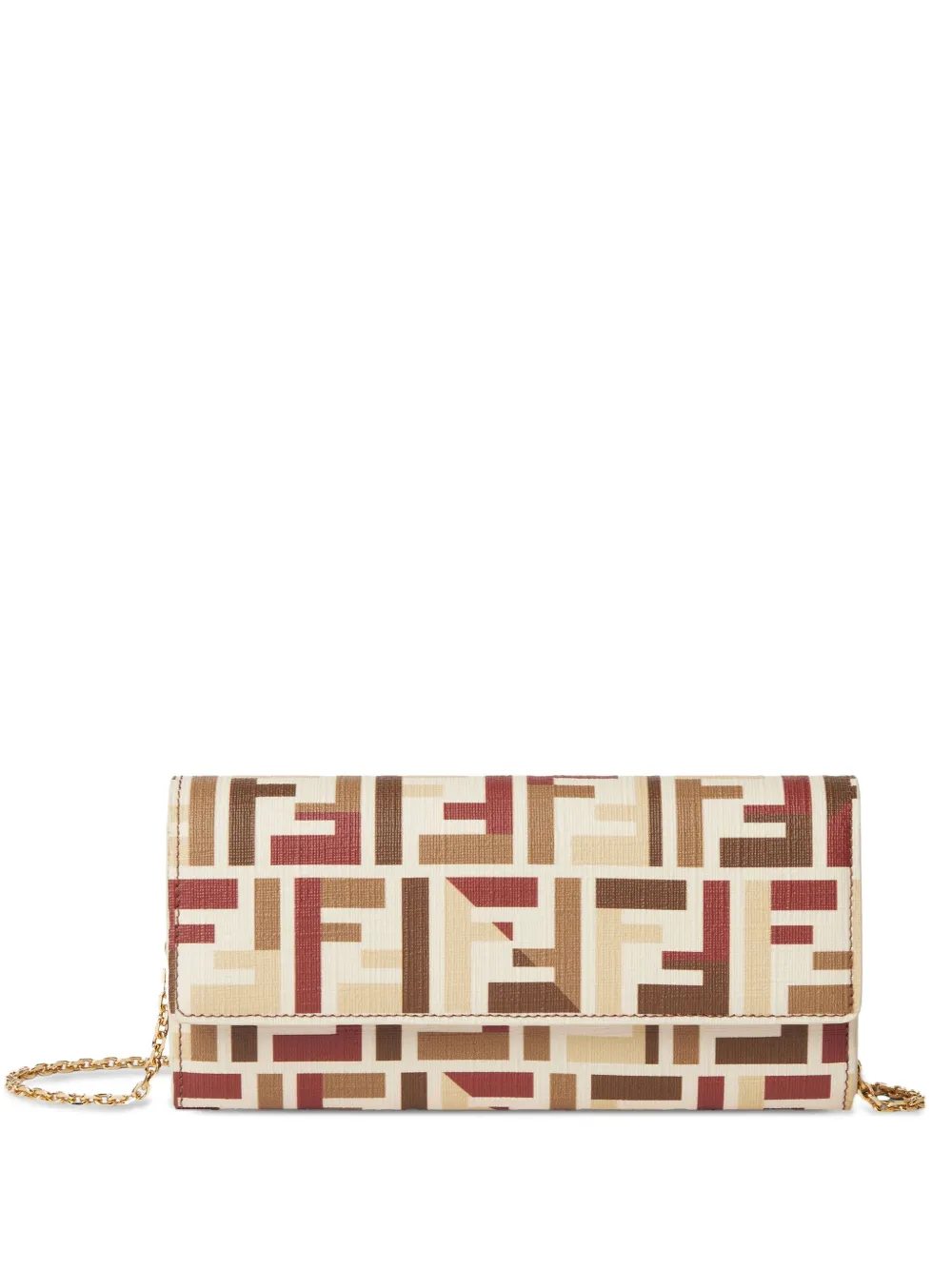 Мини-сумка с узором FF Fendi, бежевый
Мини-сумка с узором FF Fendi, бежевый