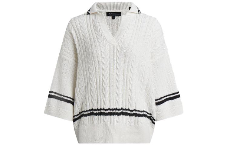 ARMANI EXCHANGE Вязаный свитер FW23 женский белый
ARMANI EXCHANGE Вязаный свитер FW23 женский белый