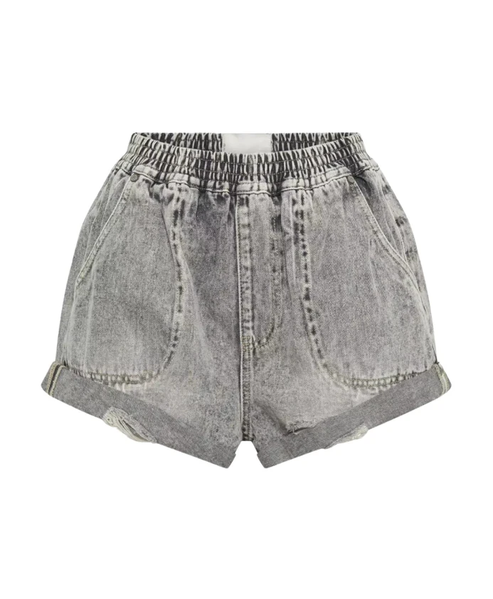 Светлые джинсовые шорты с высокой талией One Teaspoon, серый
Светлые джинсовые шорты с высокой талией One Teaspoon, серый