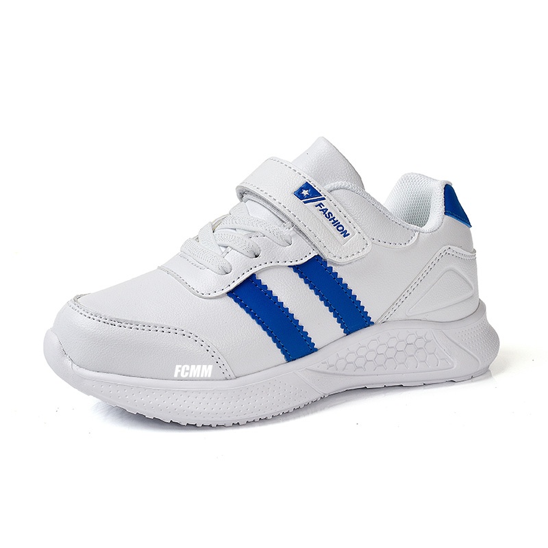 Нескользящие износостойкие низкие повседневные кроссовки для детей FCMM, белый/синий
Нескользящие износостойкие низкие повседневные кроссовки для детей FCMM, белый/синий