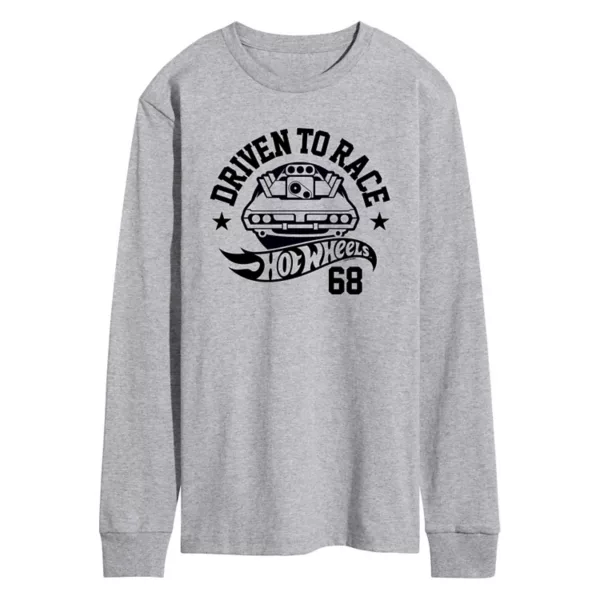Мужская футболка с длинным рукавом и принтом «Driven to Race» Hot Wheels, серый
Мужская футболка с длинным рукавом и принтом «Driven to Race» Hot Wheels, серый