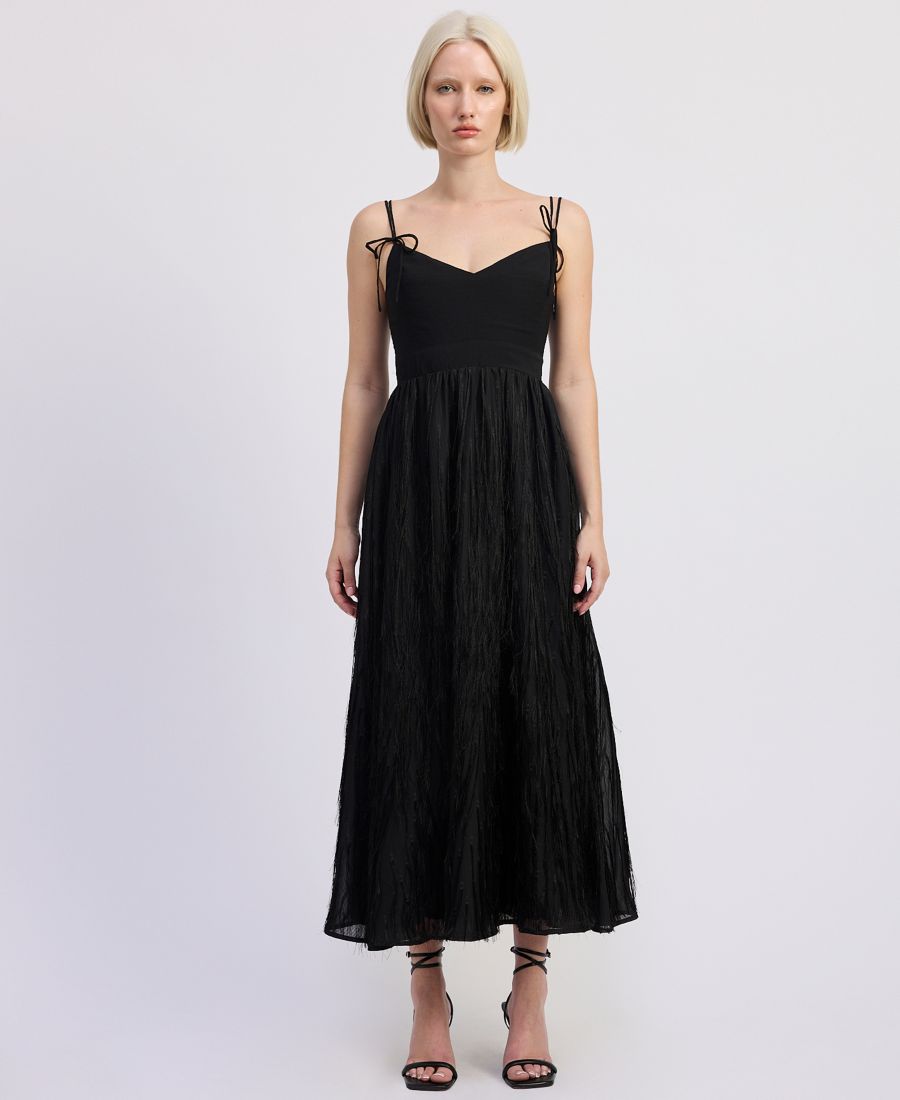 Женское миди-платье без рукавов Roza En Saison, Black
Женское миди-платье без рукавов Roza En Saison, Black