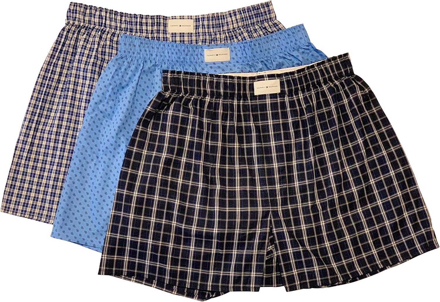 Комплект из 3 мужских боксеров Tommy Hilfiger из классического хлопка, Blue Navy Plaid
Комплект из 3 мужских боксеров Tommy Hilfiger из классического хлопка, Blue Navy Plaid