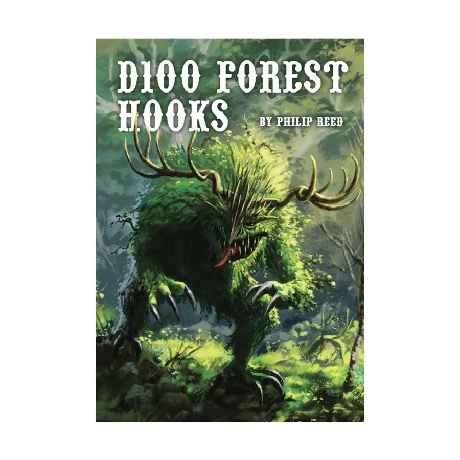 D100 Forest Hooks, Role Playing Games (Philip Reed Games), мягкая обложка
D100 Forest Hooks, Role Playing Games (Philip Reed Games), мягкая обложка