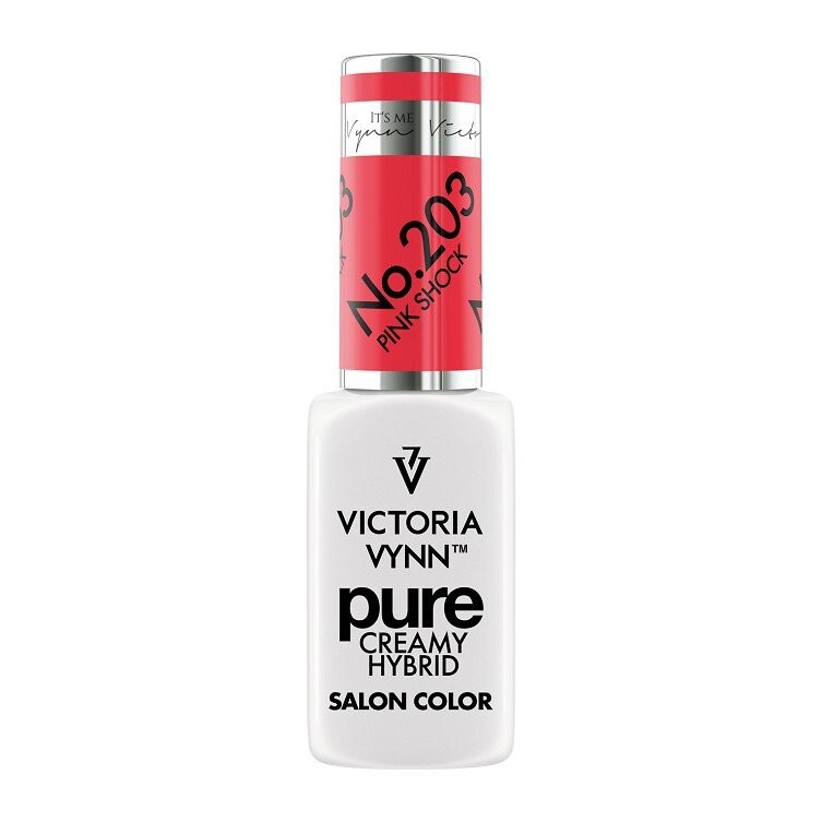 Гибридный лак для ногтей Victoria Vynn Pure 203 Pink Shock 8 мл
Гибридный лак для ногтей Victoria Vynn Pure 203 Pink Shock 8 мл
