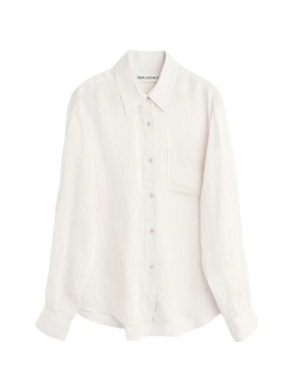 Полосатая рубашка Our Legacy, бежевый
Полосатая рубашка Our Legacy, бежевый