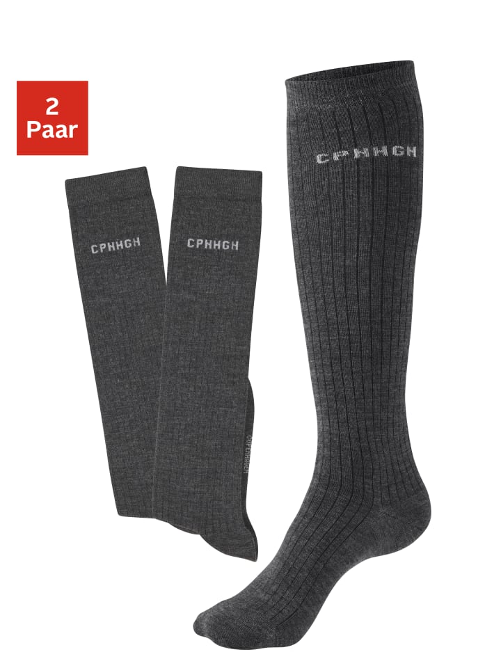 Copenhagen Studios Высокие носки до колена, цвет 2x антрацит
Copenhagen Studios Высокие носки до колена, цвет 2x антрацит