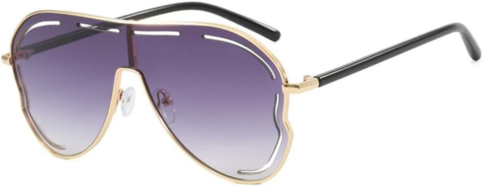 Увеличенные цельные солнцезащитные очки для женщин, модные, с металлическими ажурными линзами, для активного отдыха на природе, повседневные, с защитой от УФ-излучения KTUCN, Doublegrey
Увеличенные цельные солнцезащитные очки для женщин, модные, с металлическими ажурными линзами, для активного отдыха на природе, повседневные, с защитой от УФ-излучения KTUCN, Doublegrey