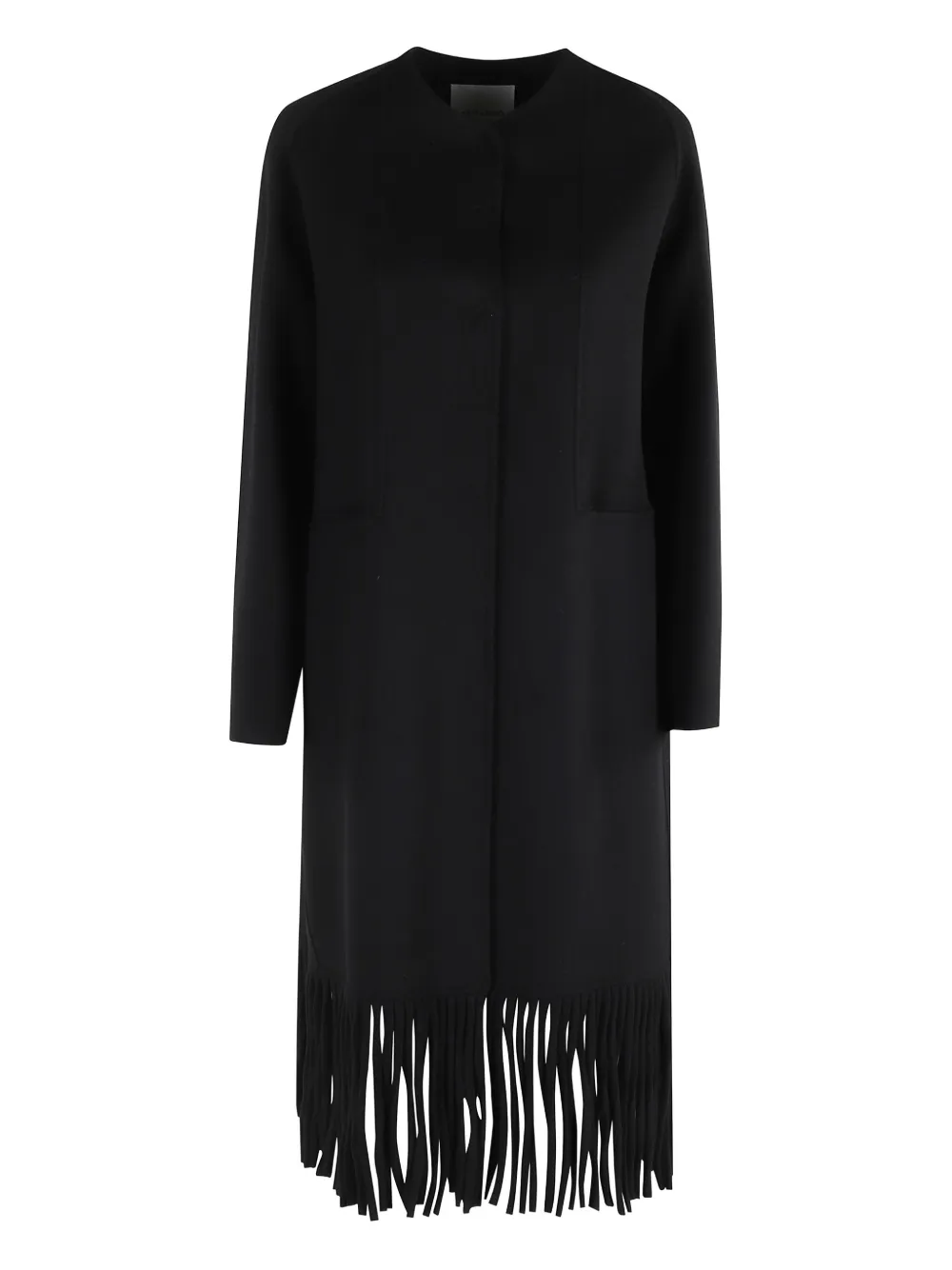 Пальто на одну пуговицу с бахромой ERMANNO FIRENZE, черный
Пальто на одну пуговицу с бахромой ERMANNO FIRENZE, черный